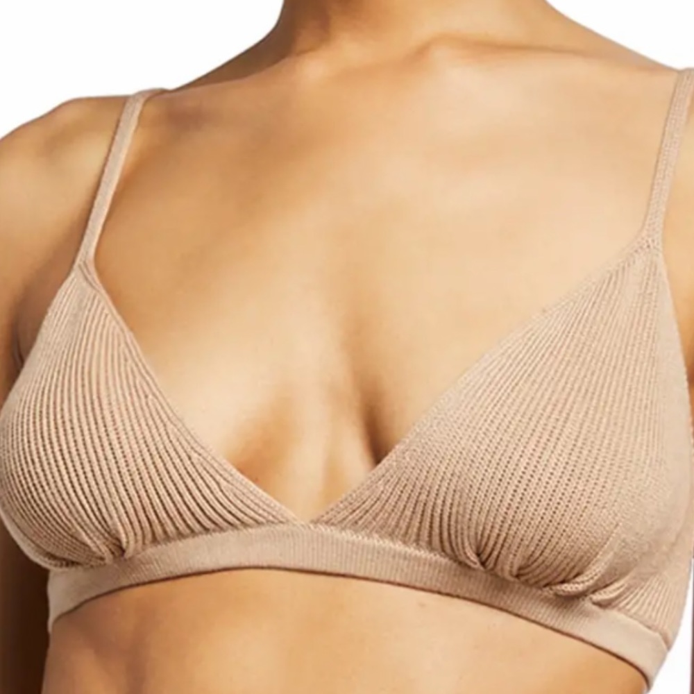Sablyn Knit Cotton-Cashmere Bra